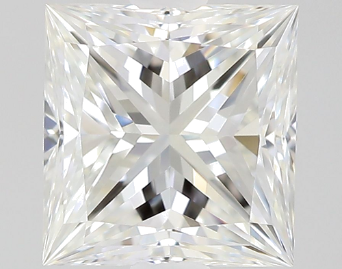 0.66 carat G-VVS2 Natūralus Princess Deimantas (1)