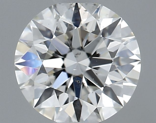0.58 carat I-SI1 Excellent cut Natūralus Round Deimantas (1)