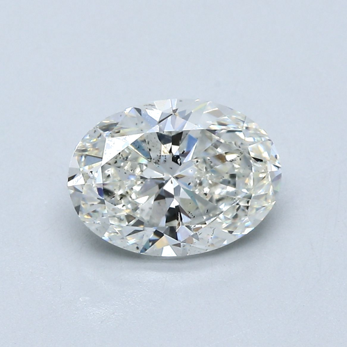 2.44 carat H-SI2 Natūralus Oval Deimantas (1)