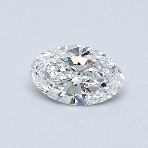 0.41 carat D-VVS2 Natūralus Oval Deimantas (1)