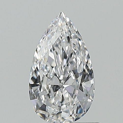 0.5 carat D-VS1 Natūralus Pear Deimantas (1)