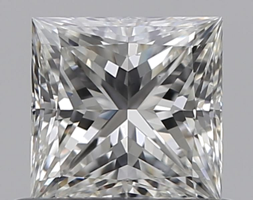 0.57 carat G-VS2 Natūralus Princess Deimantas (1)