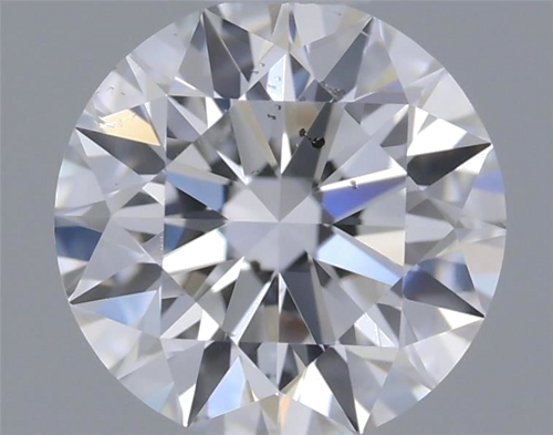 0.57 carat E-SI2 Excellent cut Natūralus Round Deimantas (1)