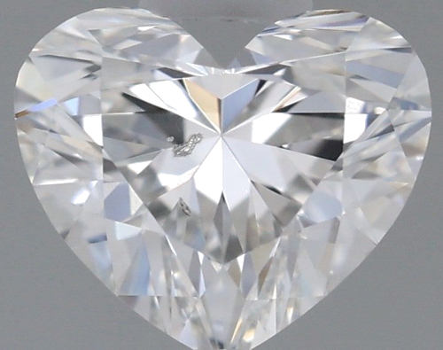 0.54 carat F-SI2 Natūralus Heart Deimantas (1)