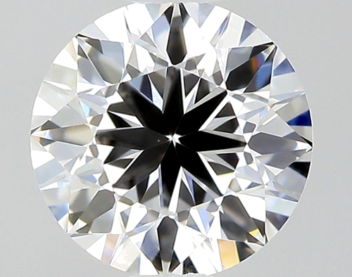 0.5 carat D-VVS2 GD cut Natūralus Round Deimantas (1)
