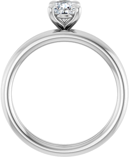 Sužadėtuvių Žiedas „Claw-Prong Solitaire“ 10k white gold Pear 7mm x 5mm (7)
