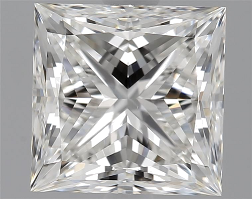 1.71 carat H-VVS2 Natūralus Princess Deimantas (1)