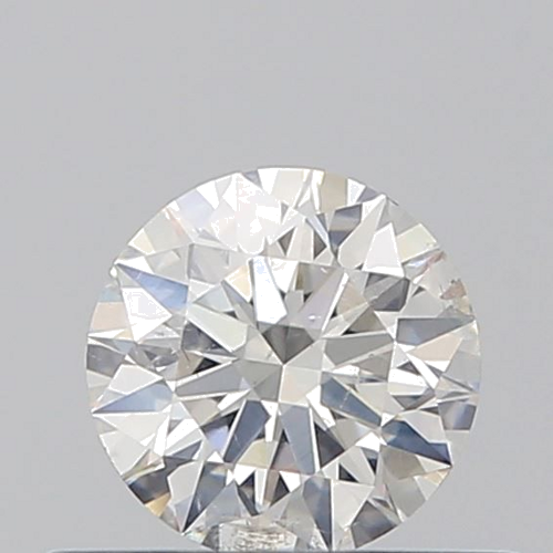 0.42 carat G-SI2 Excellent cut Natūralus Round Deimantas (1)