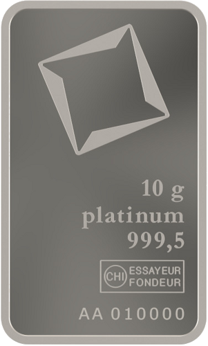 10 g Platinos luitas Valcambi (1)
