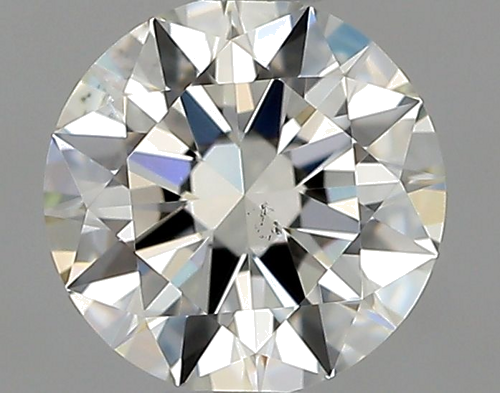 0.52 carat I-SI1 Excellent cut Natūralus Round Deimantas (1)
