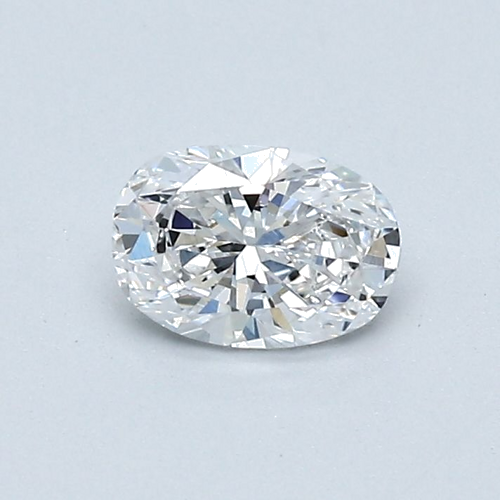 0.44 carat D-VS1 Natūralus Oval Deimantas (1)