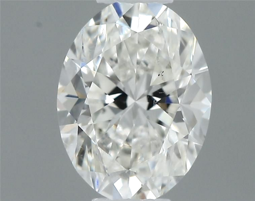 0.3 carat H-SI2 Natūralus Oval Deimantas (1)