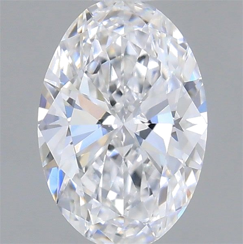 0.5 carat D-VS2 Natūralus Oval Deimantas (1)