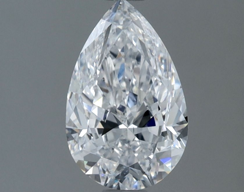 1.2 carat D-SI1 Natūralus Pear Deimantas (1)