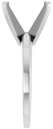 Sužadėtuvių Žiedas 14k white gold Round 13mm (4)