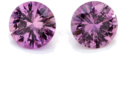 0.55 carat PINK Round Safyras (1)