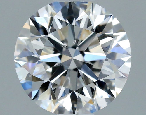 0.6 carat F-SI1 Excellent cut Natūralus Round Deimantas (1)