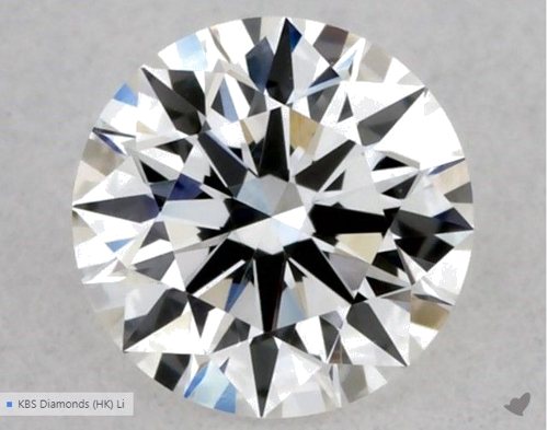 0.32 carat F-VS1 Excellent cut Natūralus Round Deimantas (1)
