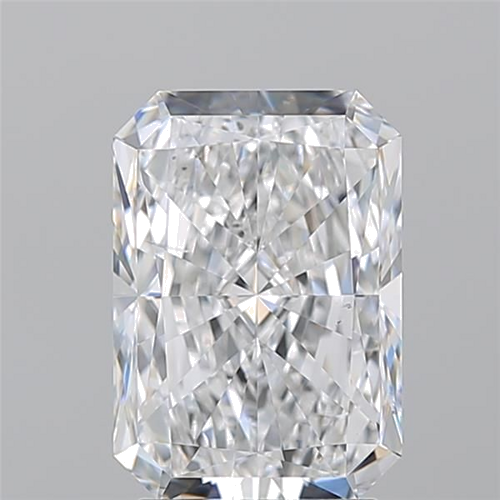 3.04 carat D-SI1 Natūralus Radiant Deimantas (1)