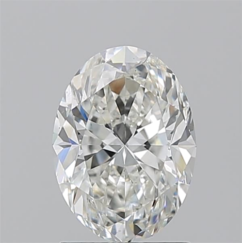 1.7 carat H-SI1 Natūralus Oval Deimantas (1)