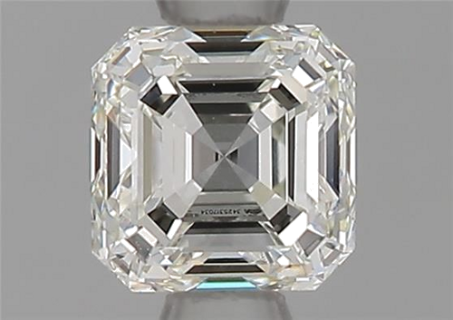 0.57 carat J-VVS2 Natūralus Asscher Deimantas (1)