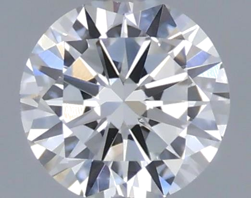 0.19 carat F-VVS1 GD cut Natūralus Round Deimantas (1)