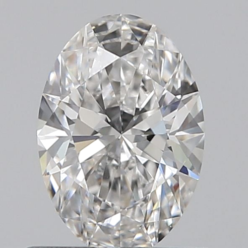 0.6 carat F-VVS1 Natūralus Oval Deimantas (1)