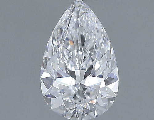 0.6 carat D-VS1 Natūralus Pear Deimantas (1)