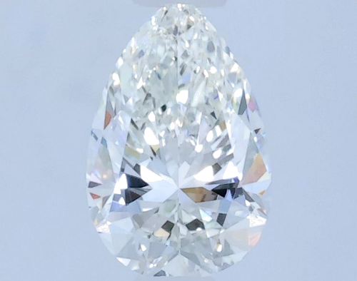 0.5 carat G-VVS2 Natūralus Pear Deimantas (1)
