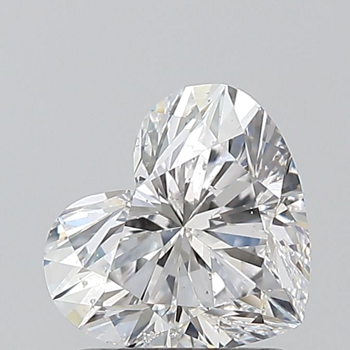 1.2 carat D-SI2 Natūralus Heart Deimantas (1)
