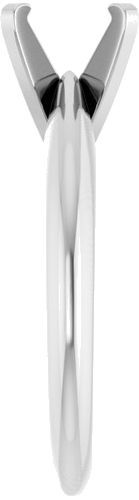 Sužadėtuvių Žiedas „Solitaire“ 14k white gold Round 7mm (4)