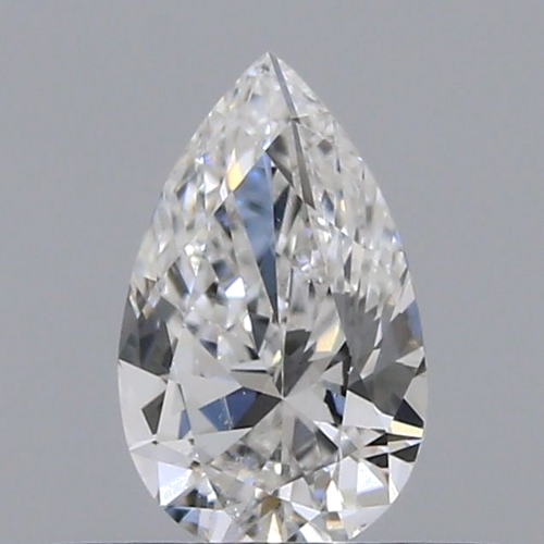 0.32 carat F-VVS2 Natūralus Pear Deimantas (1)