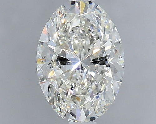 0.9 carat I-SI2 Natūralus Oval Deimantas (1)