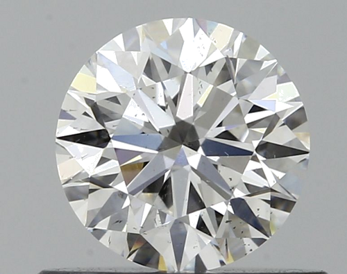0.53 carat E-SI2 Excellent cut Natūralus Round Deimantas (1)