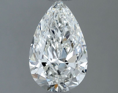 1.0 carat G-VVS1 Natūralus Pear Deimantas (1)