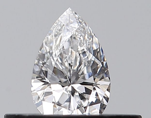 0.24 carat D-VS2 Natūralus Pear Deimantas (1)