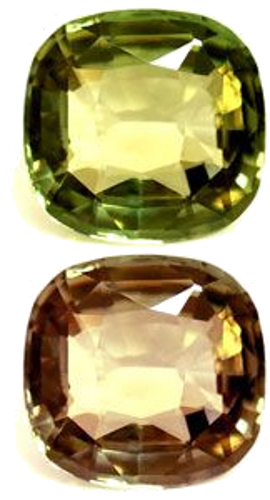 0.69 carat GREEN Cushion Alexandrite (1)