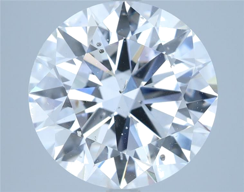 5.34 carat D-SI2 Excellent cut Natūralus Round Deimantas (1)