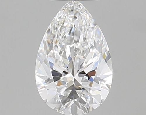 0.33 carat F-IF Natūralus Pear Deimantas (1)