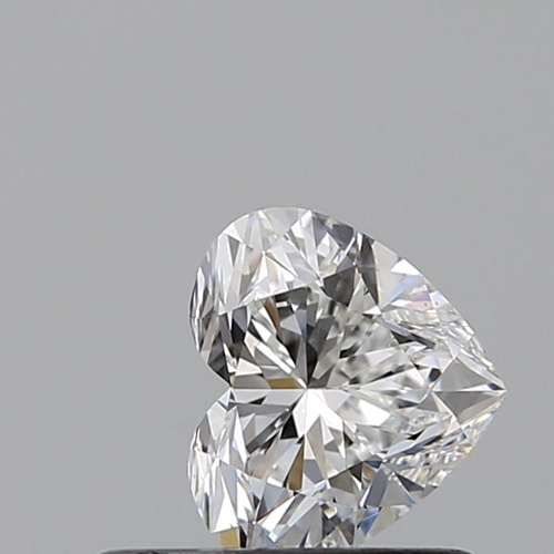 0.51 carat F-VS2 Natūralus Heart Deimantas (1)