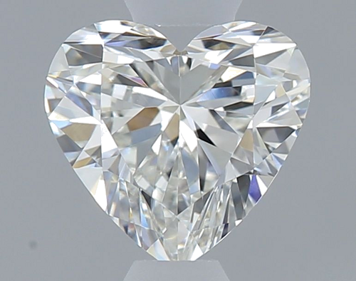 0.45 carat H-VVS2 Natūralus Heart Deimantas (1)
