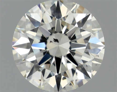 0.91 carat J-SI2 Excellent cut Natūralus Round Deimantas (1)