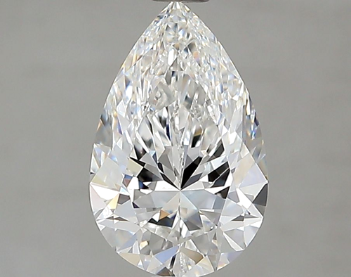 1.5 carat F-VVS2 Natūralus Pear Deimantas (1)