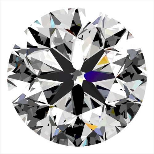 0.3 carat H-SI1 Very Good cut Natūralus Round Deimantas (1)