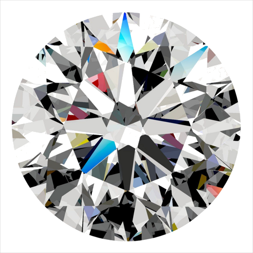 0.32 carat I-VS1 Excellent cut Natūralus Round Deimantas (1)