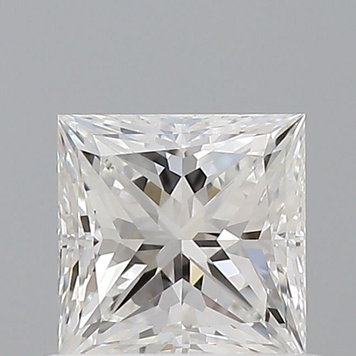 0.57 carat E-VVS2 Natūralus Princess Deimantas (1)