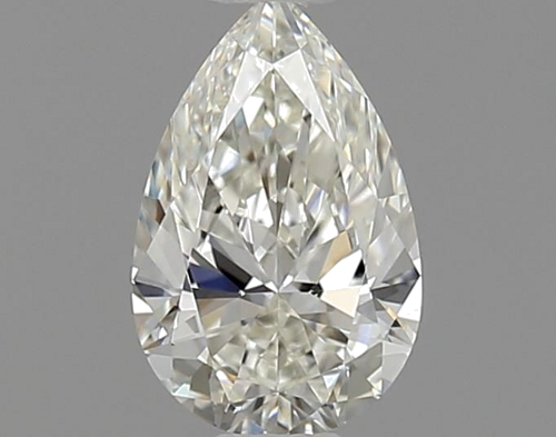 0.51 carat I-VVS2 Natūralus Pear Deimantas (1)