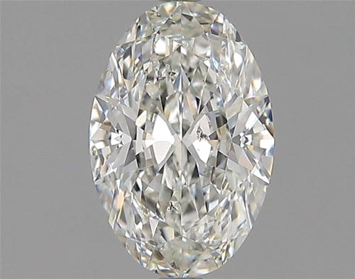 1.3 carat H-SI2 Natūralus Oval Deimantas (1)