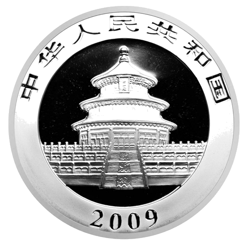 1 oz Panda 2009 China 10 Yuan Silver Coin (2)