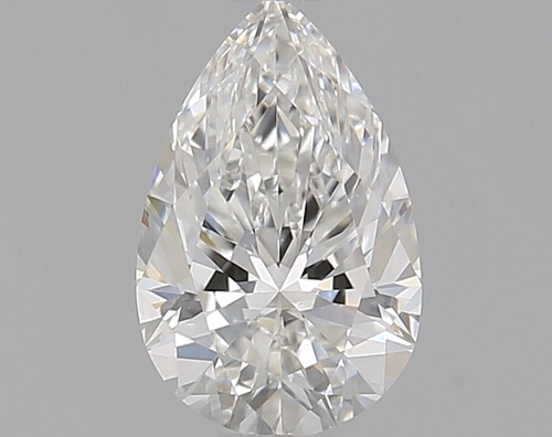 0.53 carat F-VVS2 Natūralus Pear Deimantas (1)